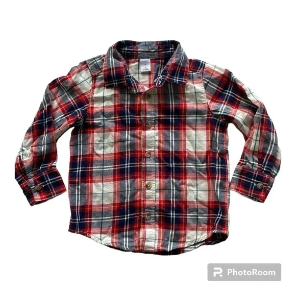 Old Navy Plaid  Shirt - Picture 1 of 10